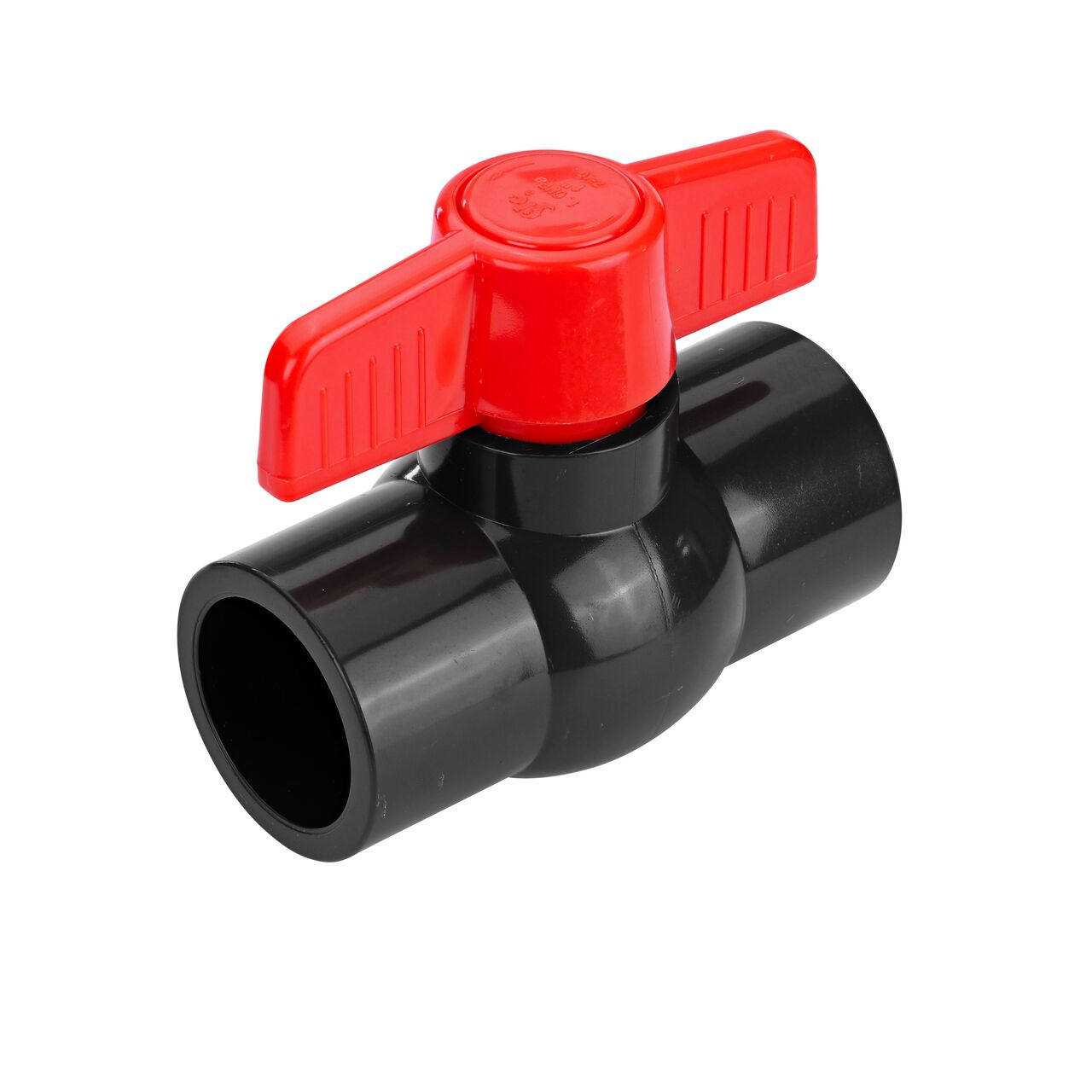 NDS PVC IPS Ball Valve is leak-resistant valve connects two 1 in. Sch. 40 pipe ends in an irrigation or other pressurized system and prevents the backflow of water (NDS E1610-10)