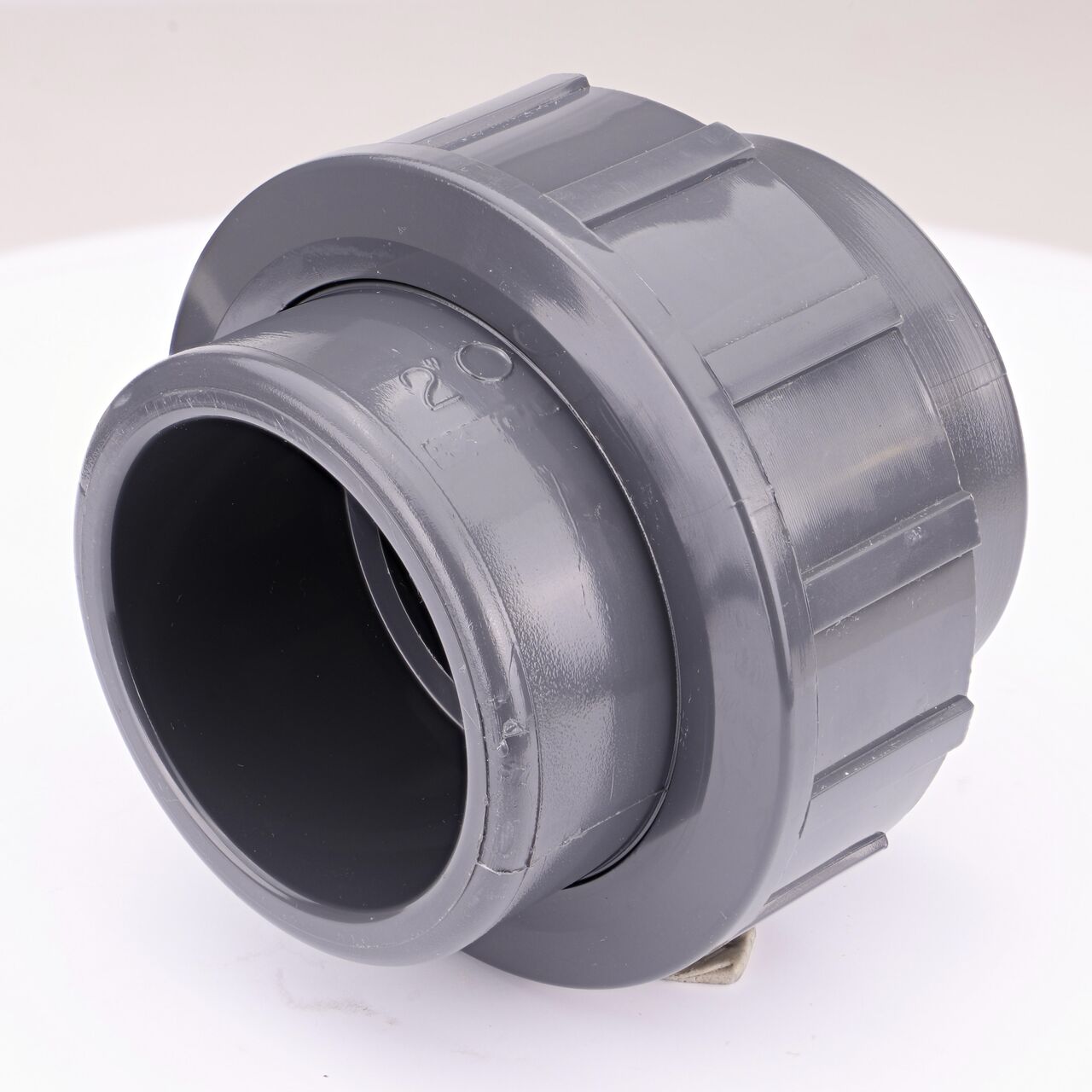 The NDS 2 in. PVC Union is an easy-fit coupling has two slip ends that slide onto 2 in. Sch. 80 pipe ends for pool and spa, irrigation, and plumbing installations (NDS U-2000-S)