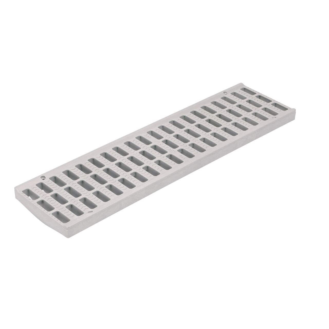 NDS 5 in. Pro Series Channel Drain Grate, Gray Plastic (NDS 814)