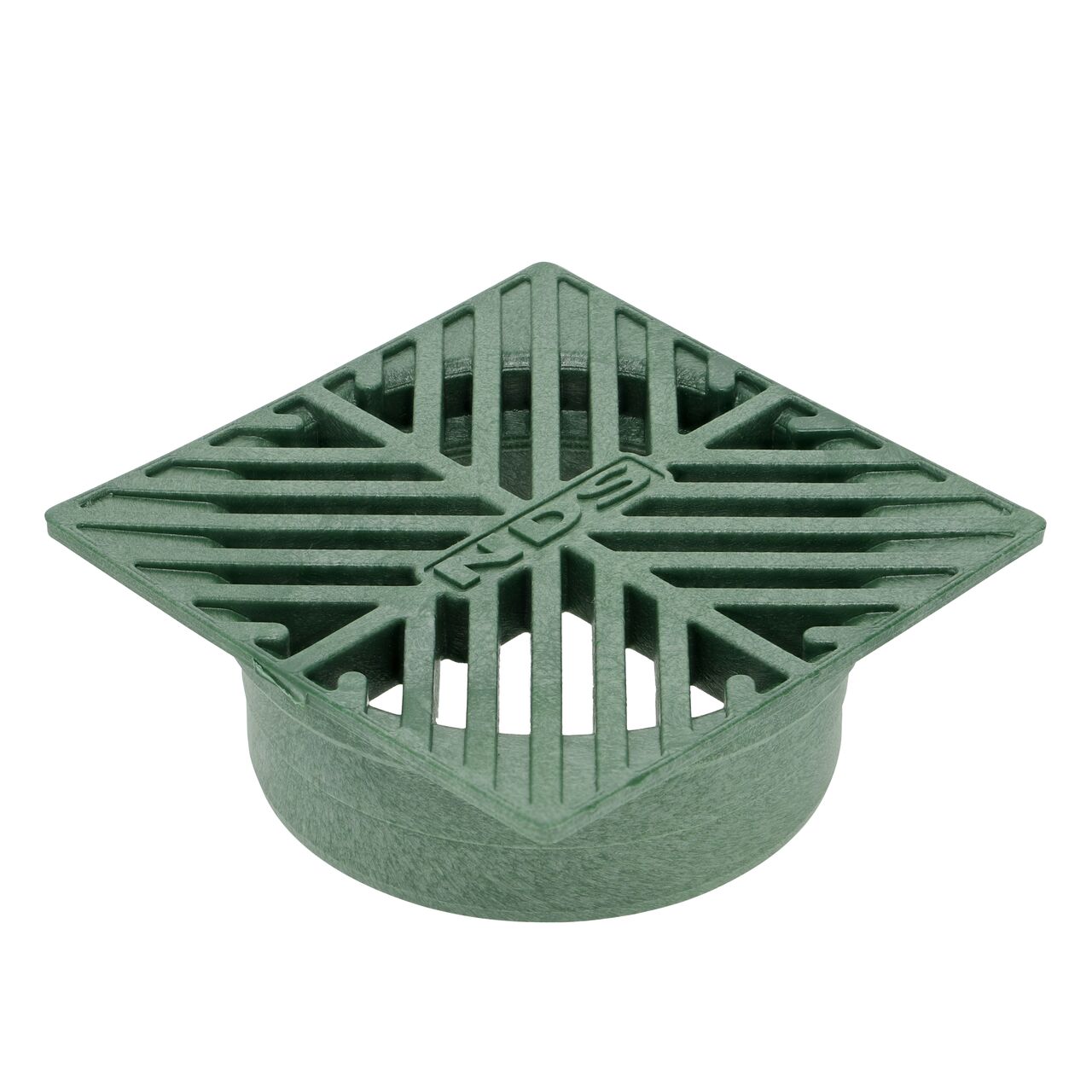 NDS 5 in. Square Grate in Green Plastic (NDS 7*, NDS 7)