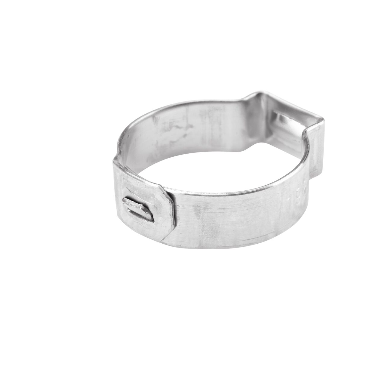 The NDS 198R Stainless Steel Pinch Clamp (NDS NC-155000-011) secures hoses and pipes together and provides a leak and corrosion-resistant connection point