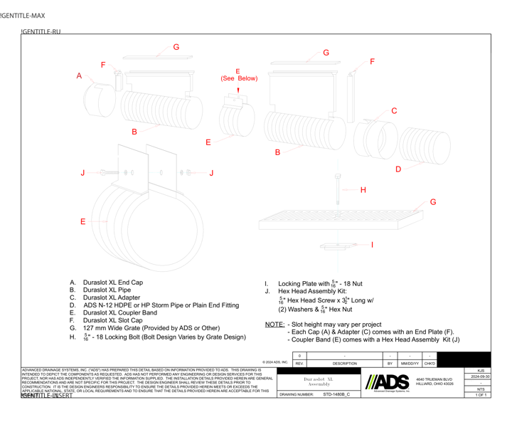 1480B_C Duraslot XL Assembly