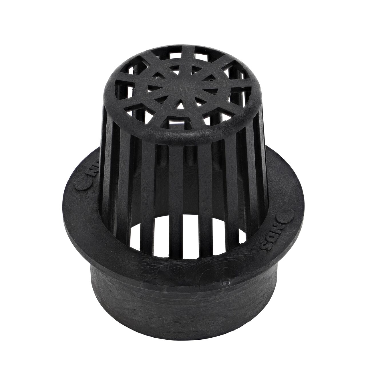 NDS Black plastic 3 in. Atrium Grate fits 3 in. drain pipes & fittings (NDS 74*, NDS 74)