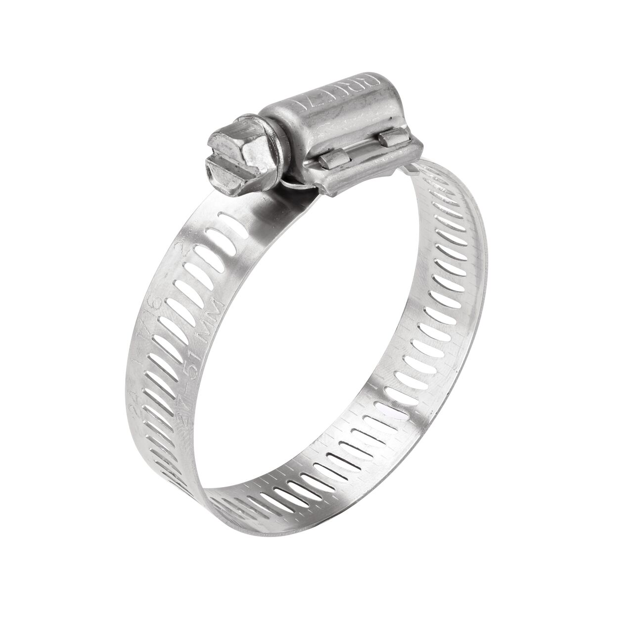 The NDS SAE 24 Worm Drive Hose Clamp with 1/2 in band width (NDS 64024H) reduces hose corrosion and system issues