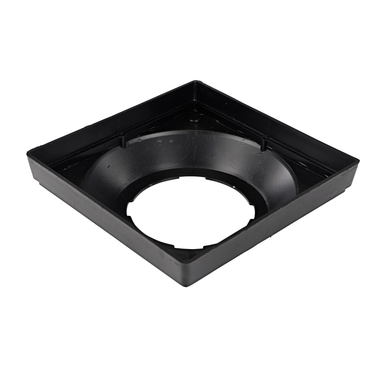 Hero Shot of 12 in. Square Low-Profile Adapter which fits 3 in. to 8 in. drain pipes (NDS 1230*, NDS 1230)