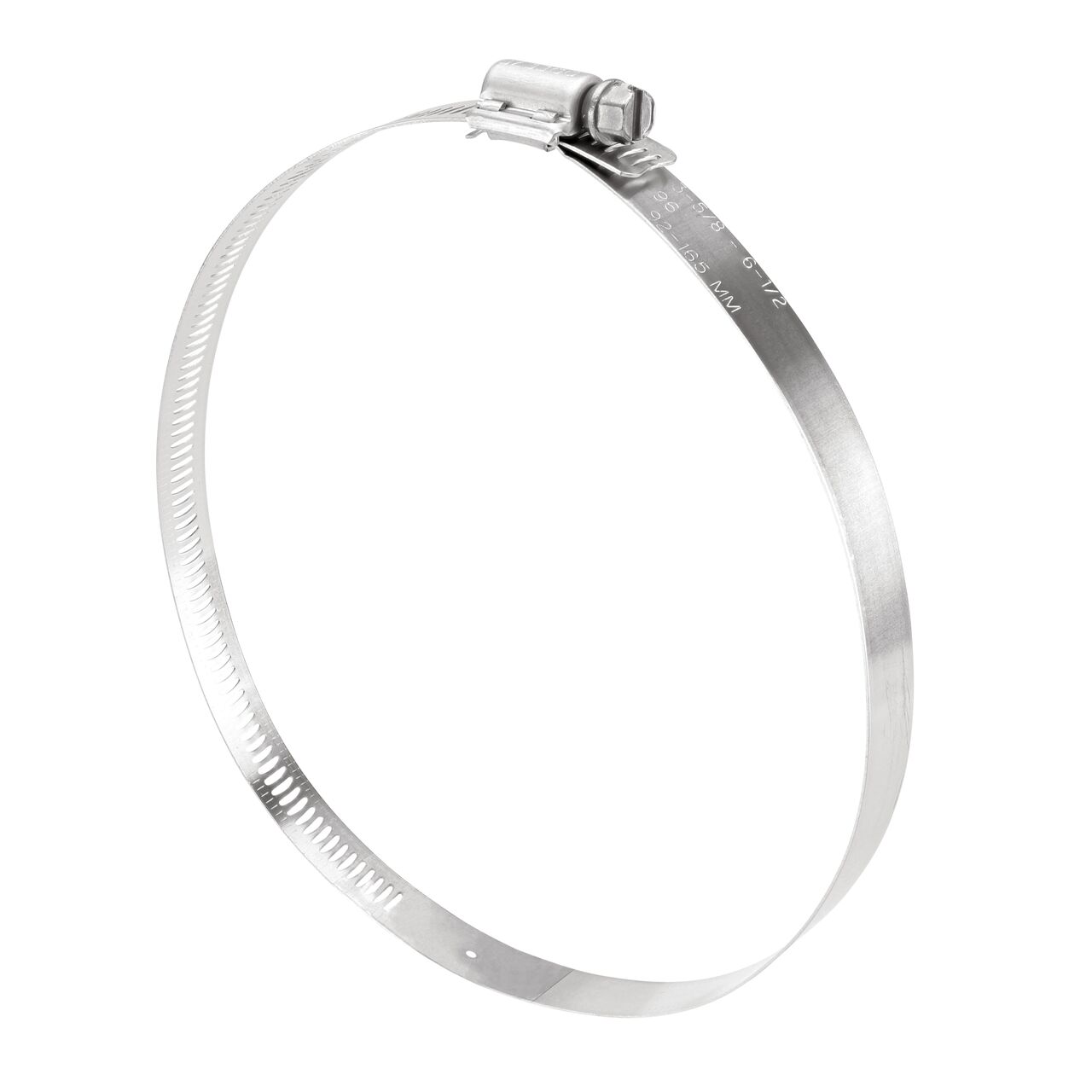 Use the NDS SAE 96 Worm Drive Hose Clamp with Aero Seal 1/2 in. band width (NDS 64096H) to form a secure connection in an industrial application between two pliable hoses or pipes