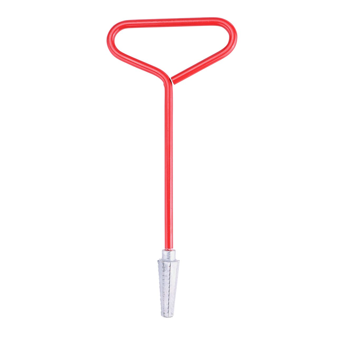 Durable NDS 1/2 in. and 3/4 in. Stub Wrench Riser Extractor is made of metal and has a sturdy red handle (NDS SW-0500-C)