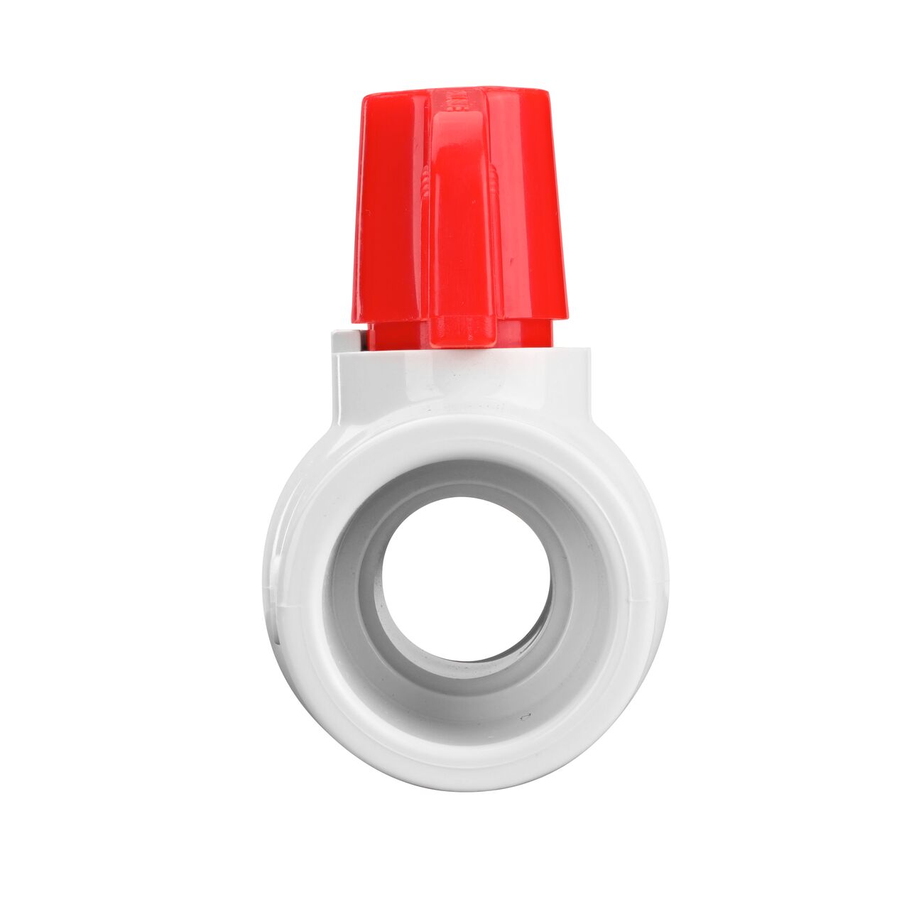 NDS 1 in. CPVC CTS Ball Valve direct water flow one-way through pipes when the ball valve opens that is perfect for pool and spa, irrigation, and plumbing installations (NDS C1310-10)