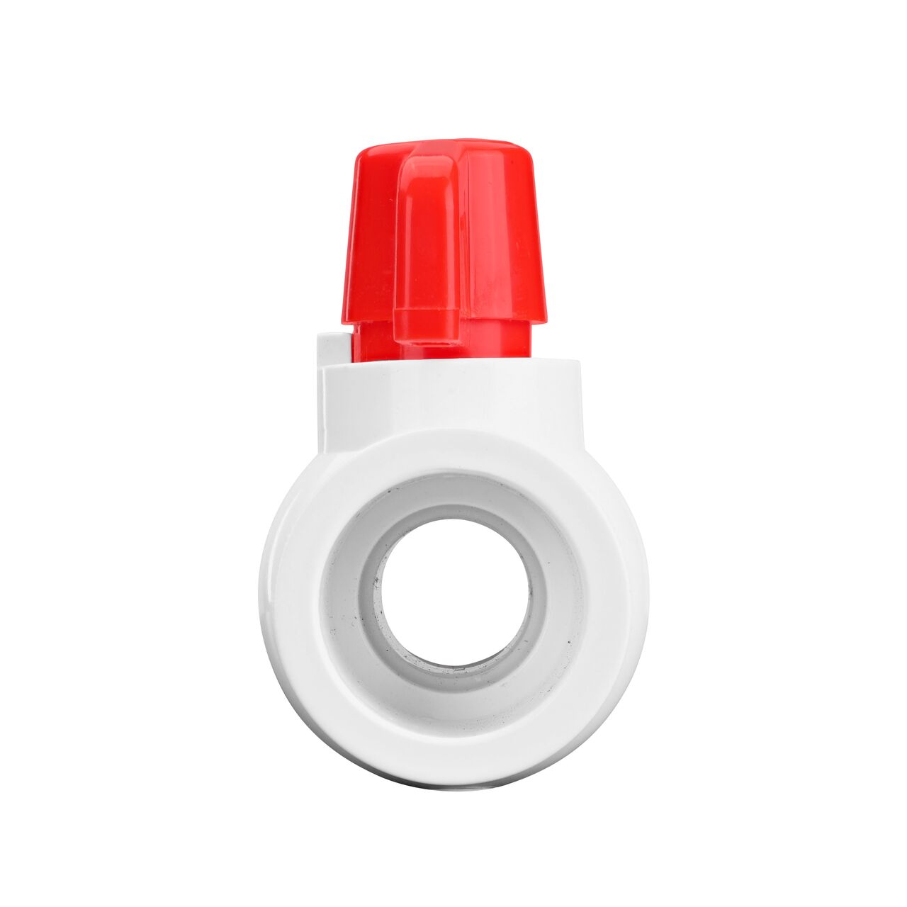 NDS 3/4 in. PVC CTS Ball Valve direct water flow one-way through pipes when the ball valve opens that is perfect for pool and spa, irrigation, and plumbing installations (NDS E1310-07)