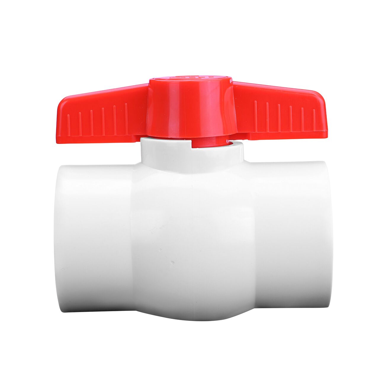NDS 2 in. PVC CTS Ball Valve is a leak-resistant valve that connects two 2 in. Sch. 40 pipes in an irrigation or other pressurized system and helps prevent costly property damage, pipe corrosion, and system issues (NDS E1310-20)