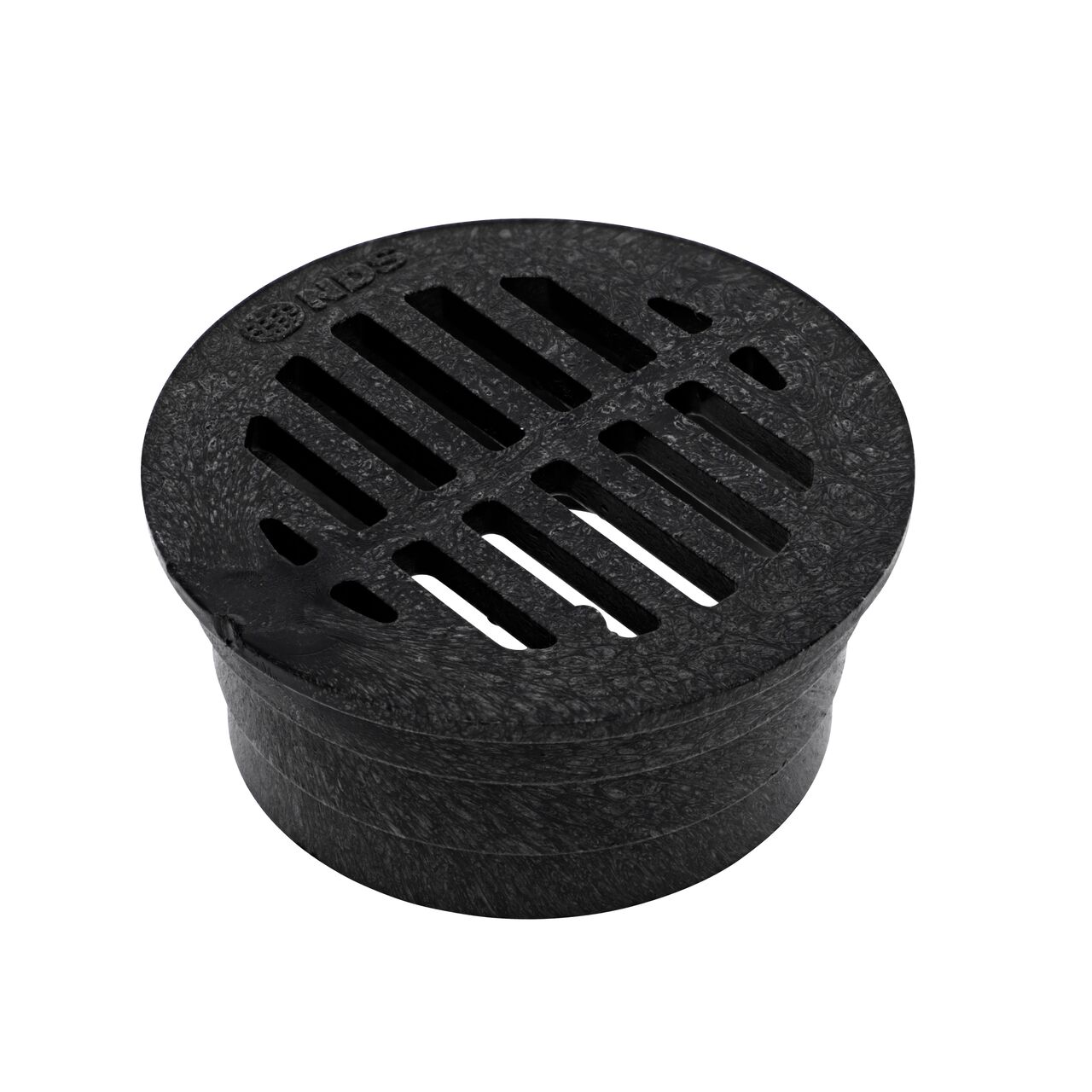 NDS 3 in. Round Grate made of black plastic (NDS 14*, NDS 14)