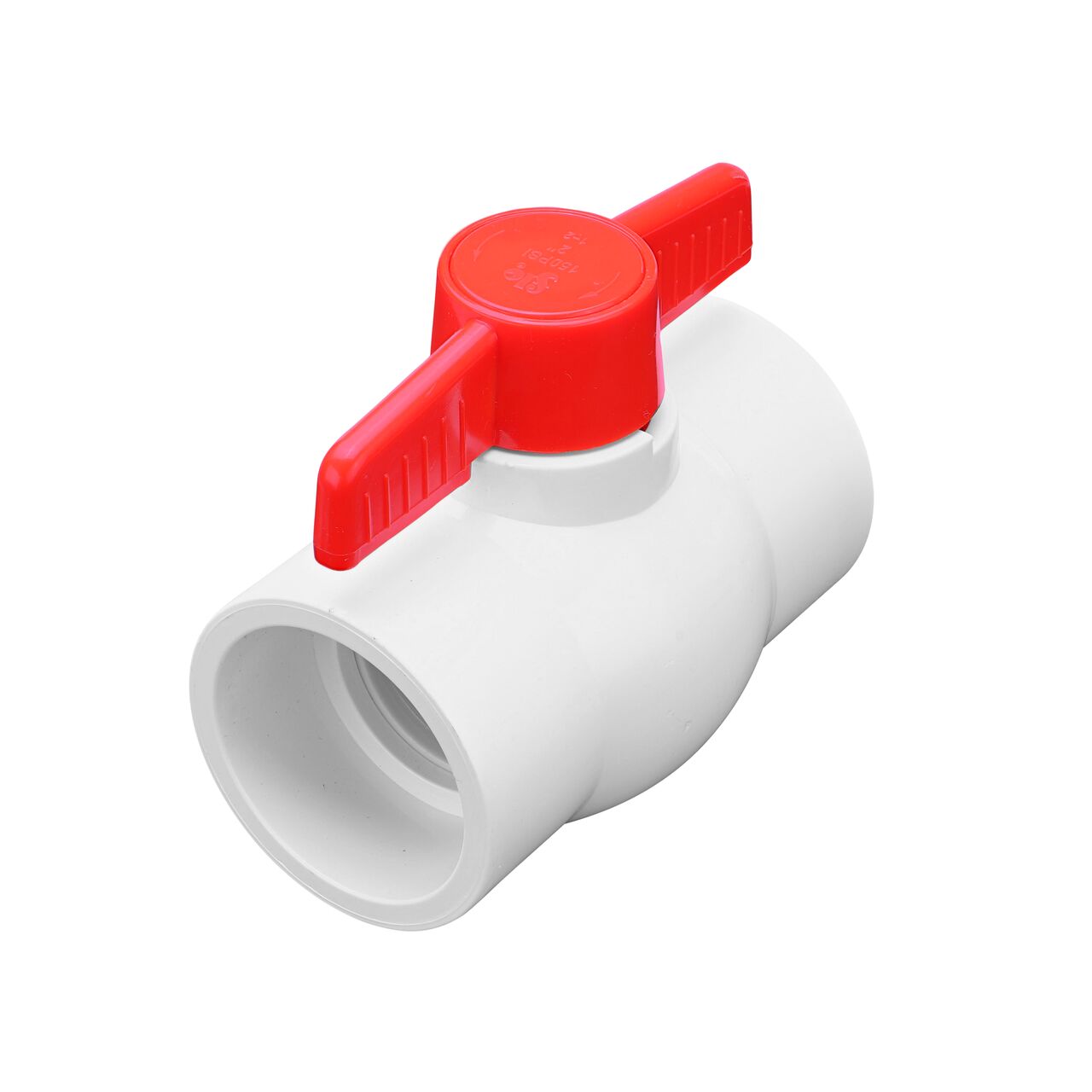 NDS 2 in. PVC CTS Ball Valve is a leak-resistant valve that connects two 2 in. Sch. 40 pipes in an irrigation or other pressurized system and prevents the backflow of water (NDS E1310-20)