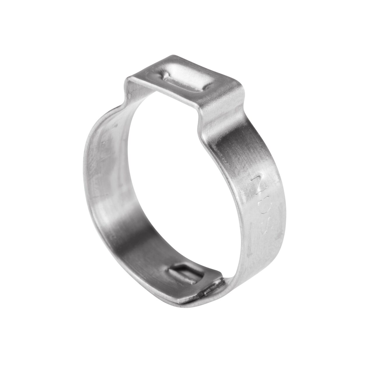 The NDS 210R Stainless Steel Pinch Clamp (NDS NC-155000-012) has a mechanical interlock to keep it securely closed in irrigation or water supply systems