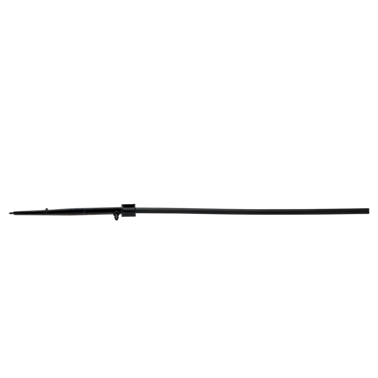 Side View of the NDS 6 in Stake with 12 in. Riser which can rise up to 12 in. above the stake (NDS S5R12)