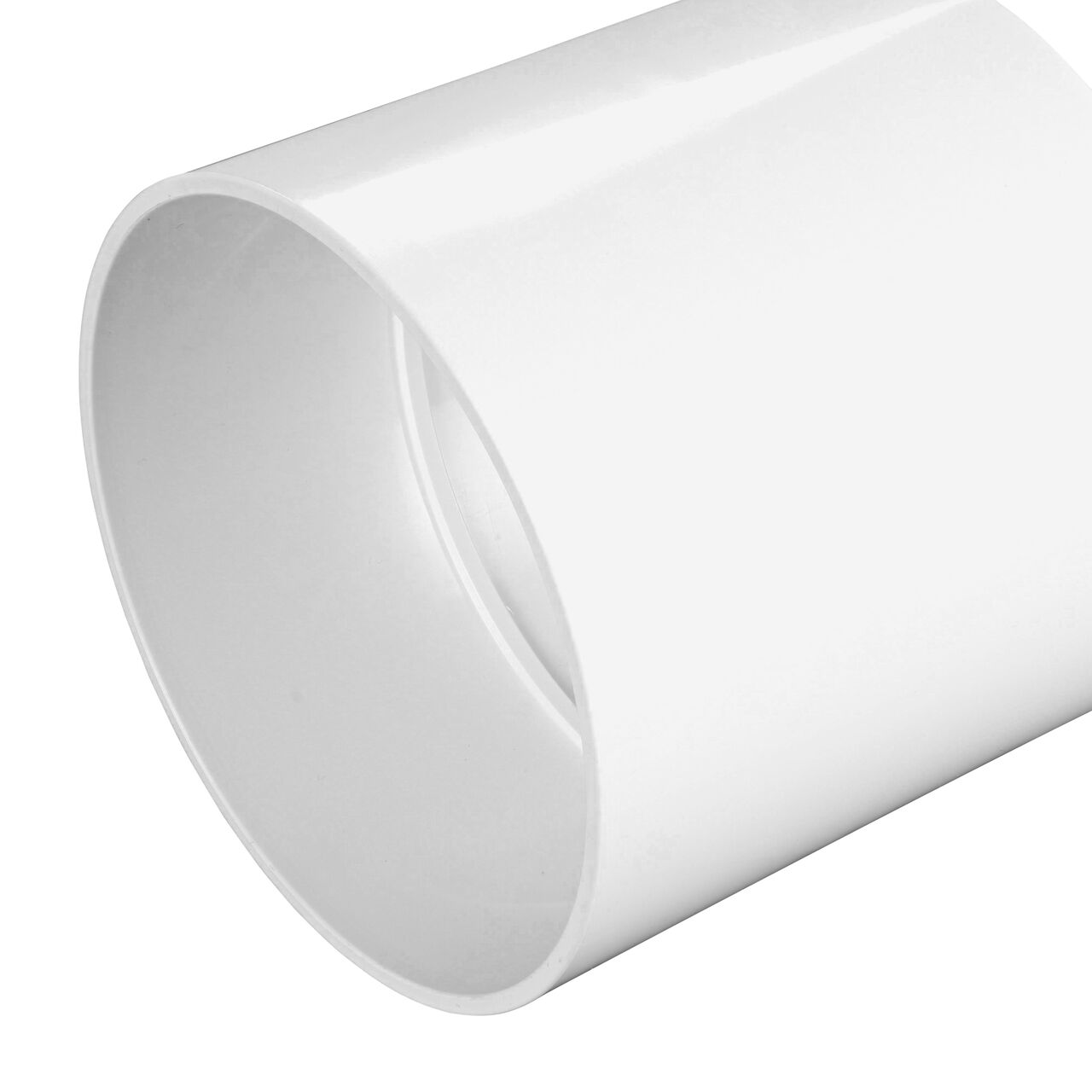 Closer view of the NDS 6 in. PVC Sewer and Drain Coupling  (NDS 6P05)