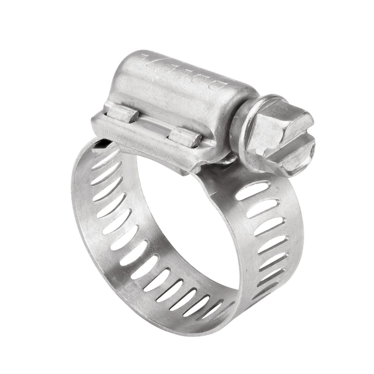 Use the NDS SAE 10 Worm Drive Hose Clamp with Aero Seal 1/2 in. band width (NDS 64010H) to form a secure connection in an industrial application between two pliable hoses or pipes