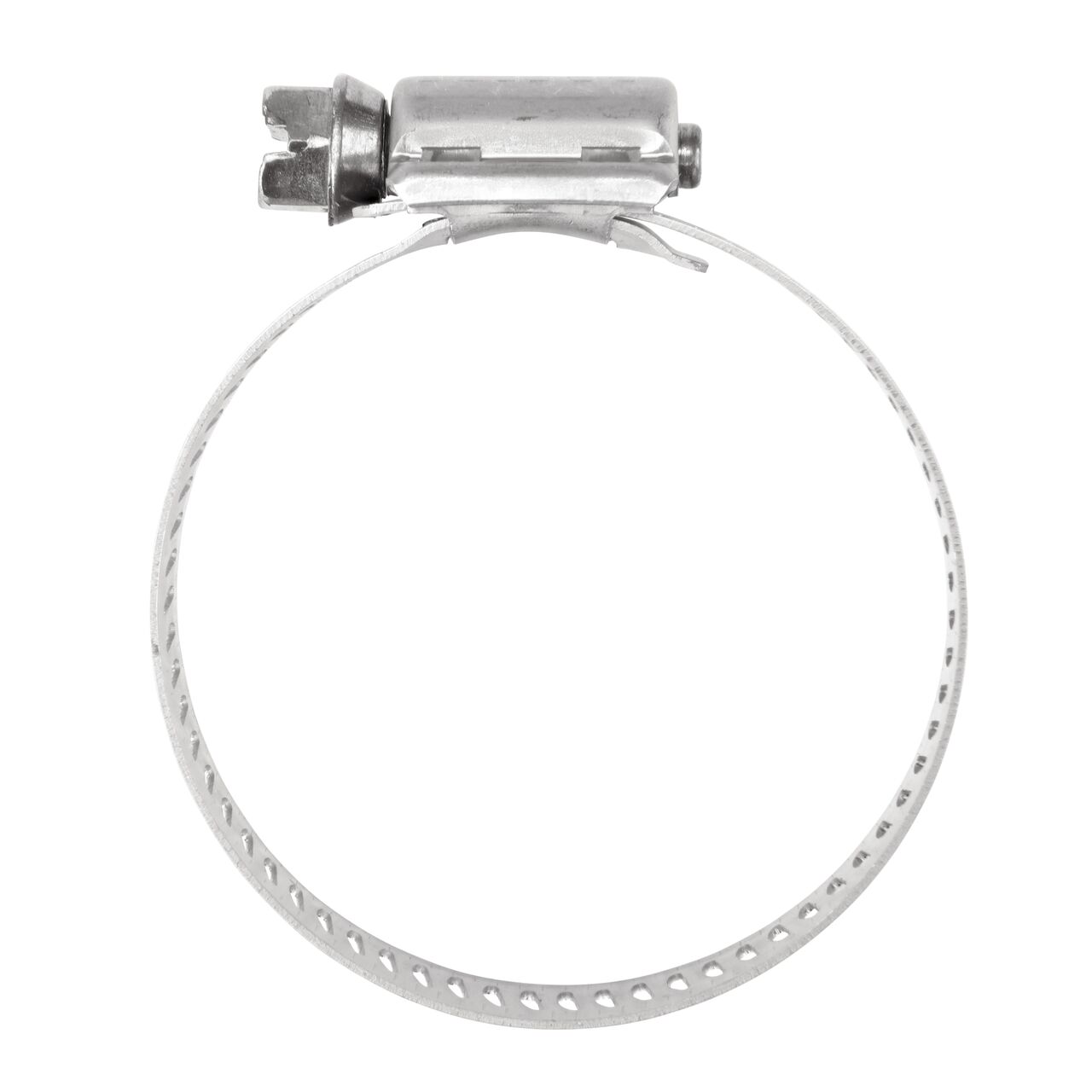The NDS SAE 24 Worm Drive Hose Clamp with Aero Seal 1/2 in. band width (NDS 64024H) has a diameter range of 1-1/16 - 2 in.