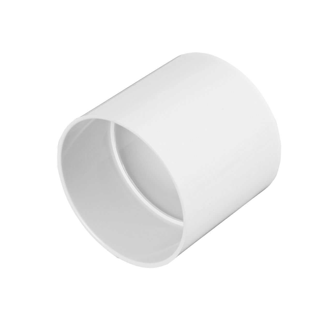 PVC coupling, connects 6 in. Sewer and Drain pipes; Hub X Hub connection (NDS 6P05)