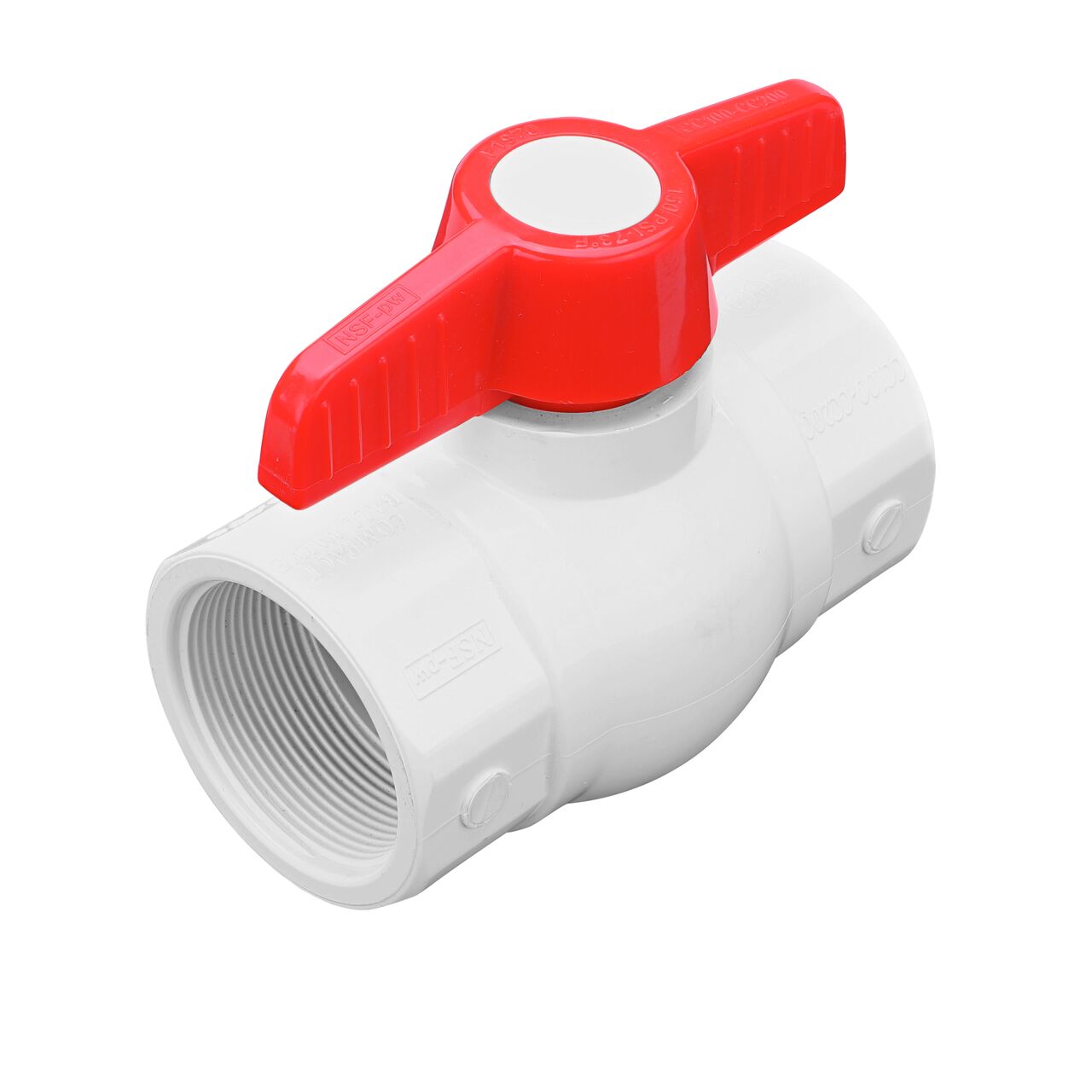 Add a shut off point in your system with the NDS 2 in. PVC IPS Ball Valve with FPT connections (NDS E1420-20)