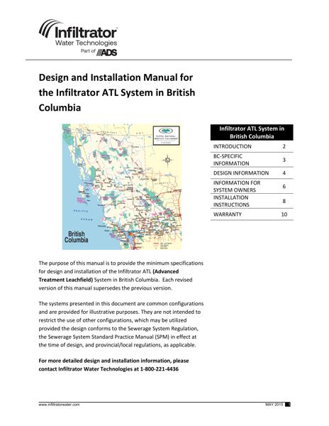 ATL Design and Installation Manual - British Columbia