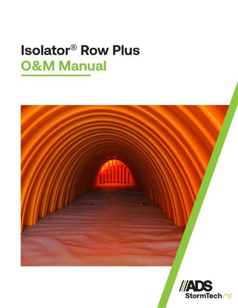 StormTech Isolator Row PLUS Manual