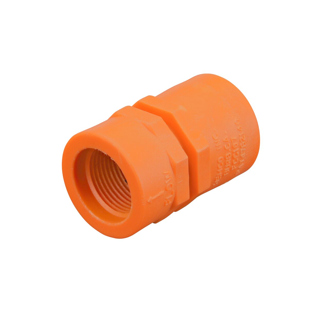 NDS Orange 3/4 in. IPS Female Threaded PVC Breakaway Coupling Valve (NDS 1010-07-O)