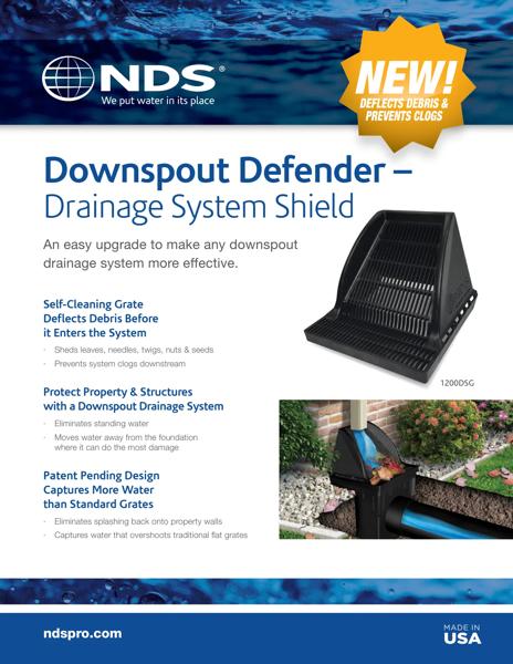NDS Downspout Defender™ Drainage System