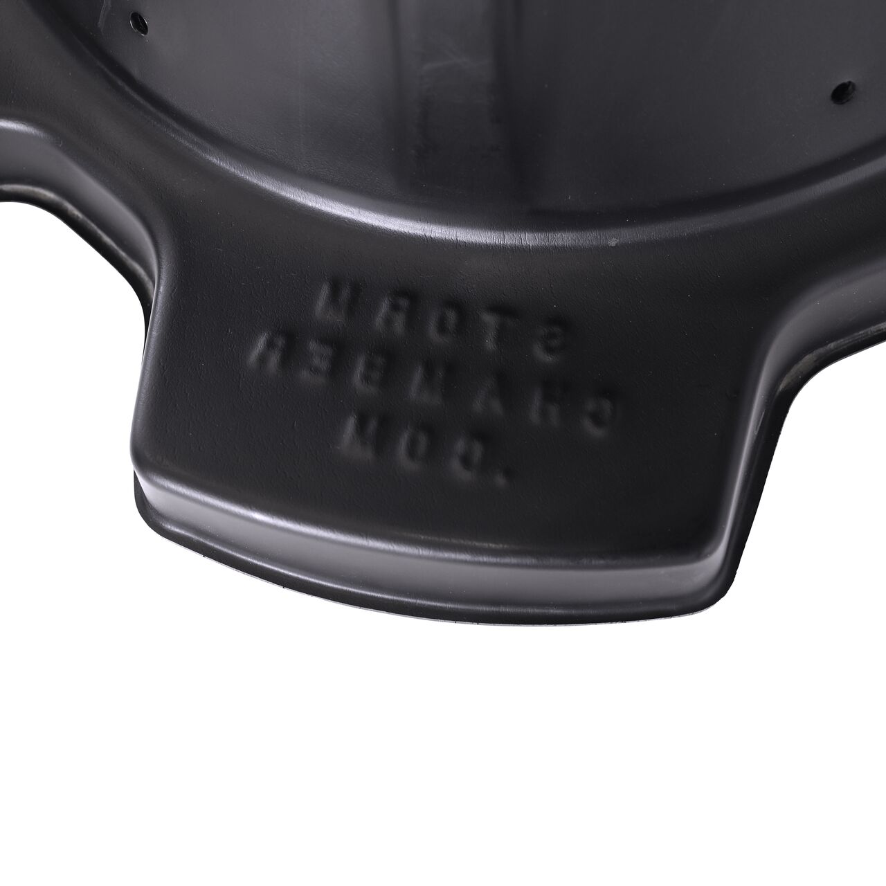 Closeup of the words on the left tab of the NDS SedimenTrap (NDS SC-ST)