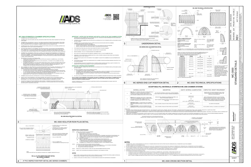 MC-3500 StormTech Full Detail Sheet