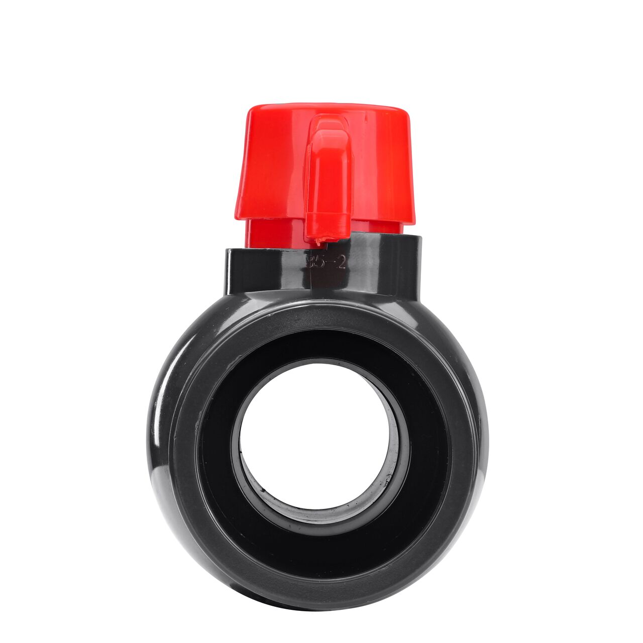 The NDS 1-1/2 in. PVC IPS Ball Valve is made of durable material and works with most PVC pipe to transport water and prevent backflow of contaminated water in pressurized systems (NDS E1610-15)
