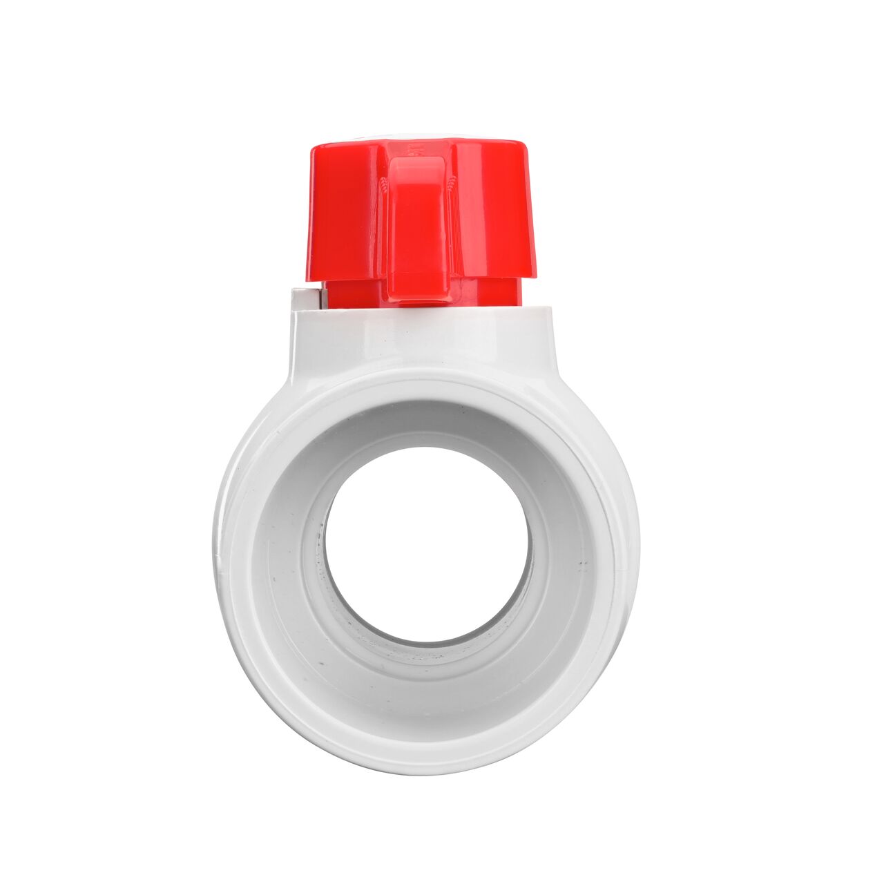 NDS 2 in. CPVC CTS Ball Valve direct water flow one-way through pipes when the ball valve opens that is perfect for pool and spa, irrigation, and plumbing installations (NDS C1310-20)