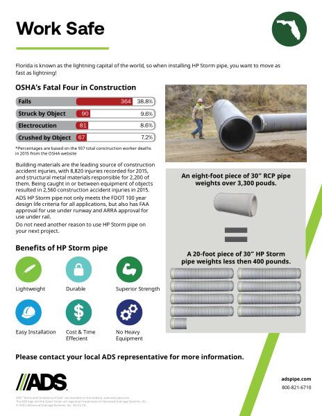FLORIDA: Work Safe HP Storm Flier