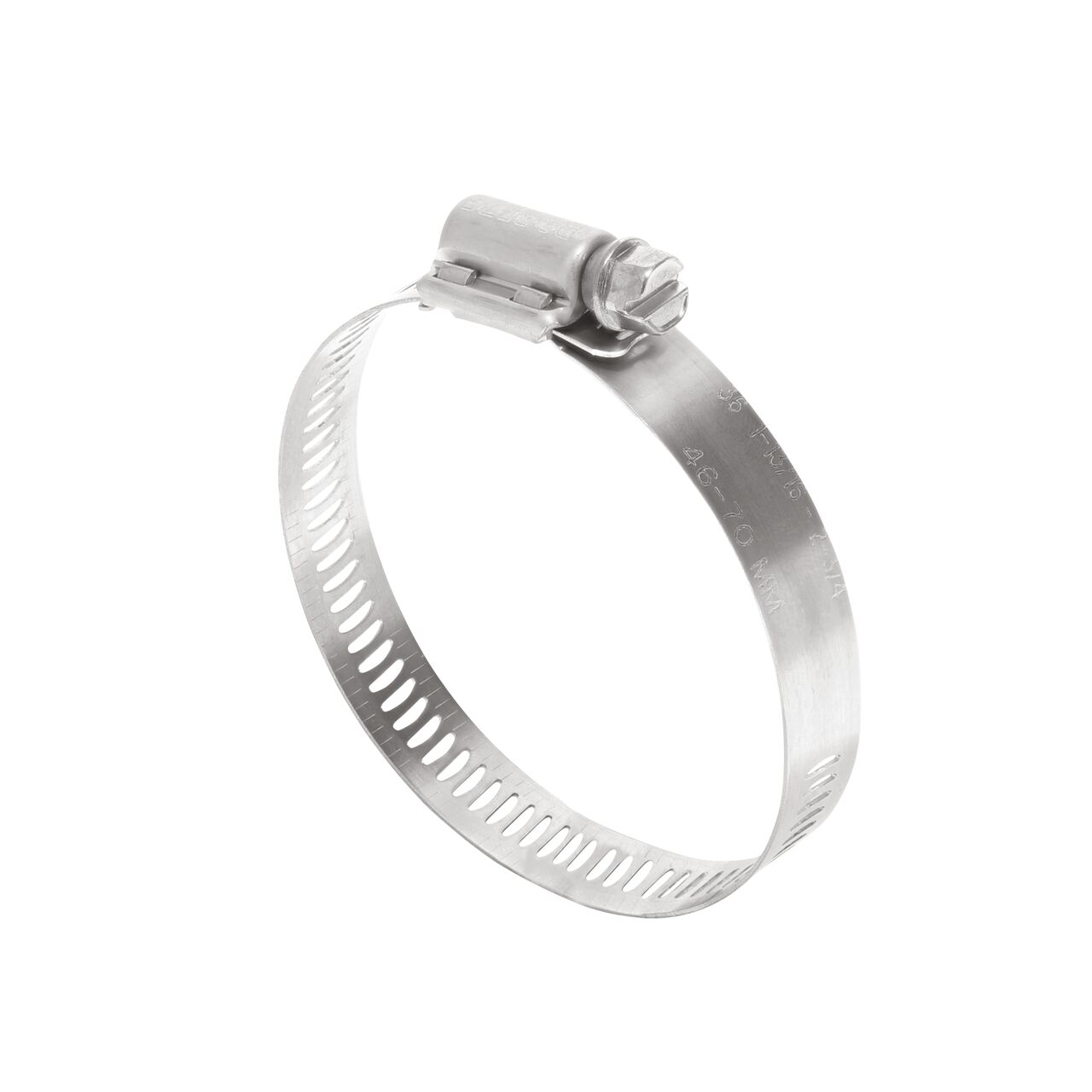Use the NDS SAE 36 Worm Drive Hose Clamp with Aero Seal 1/2 in. band width (NDS 64036H) to form a secure connection in an industrial application between two pliable hoses or pipes