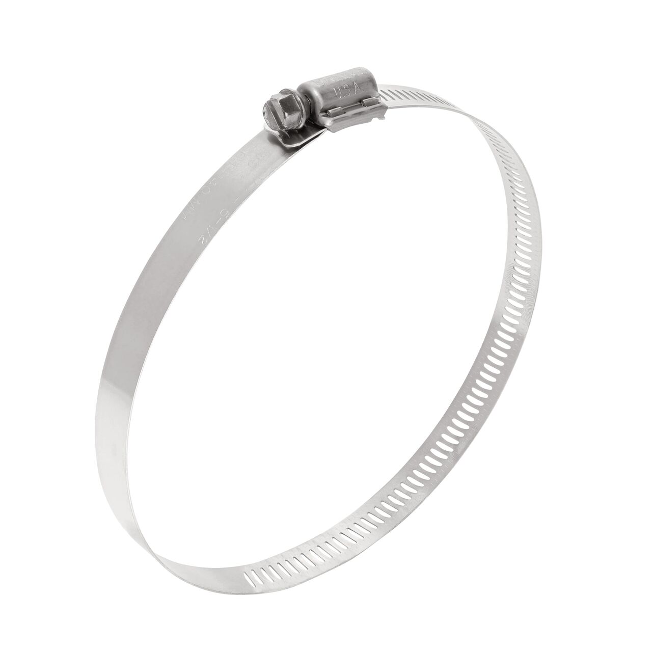 The NDS SAE 80 Worm Drive Hose Clamp with 1/2 in band width (NDS 64080H) reduces hose corrosion and system issues