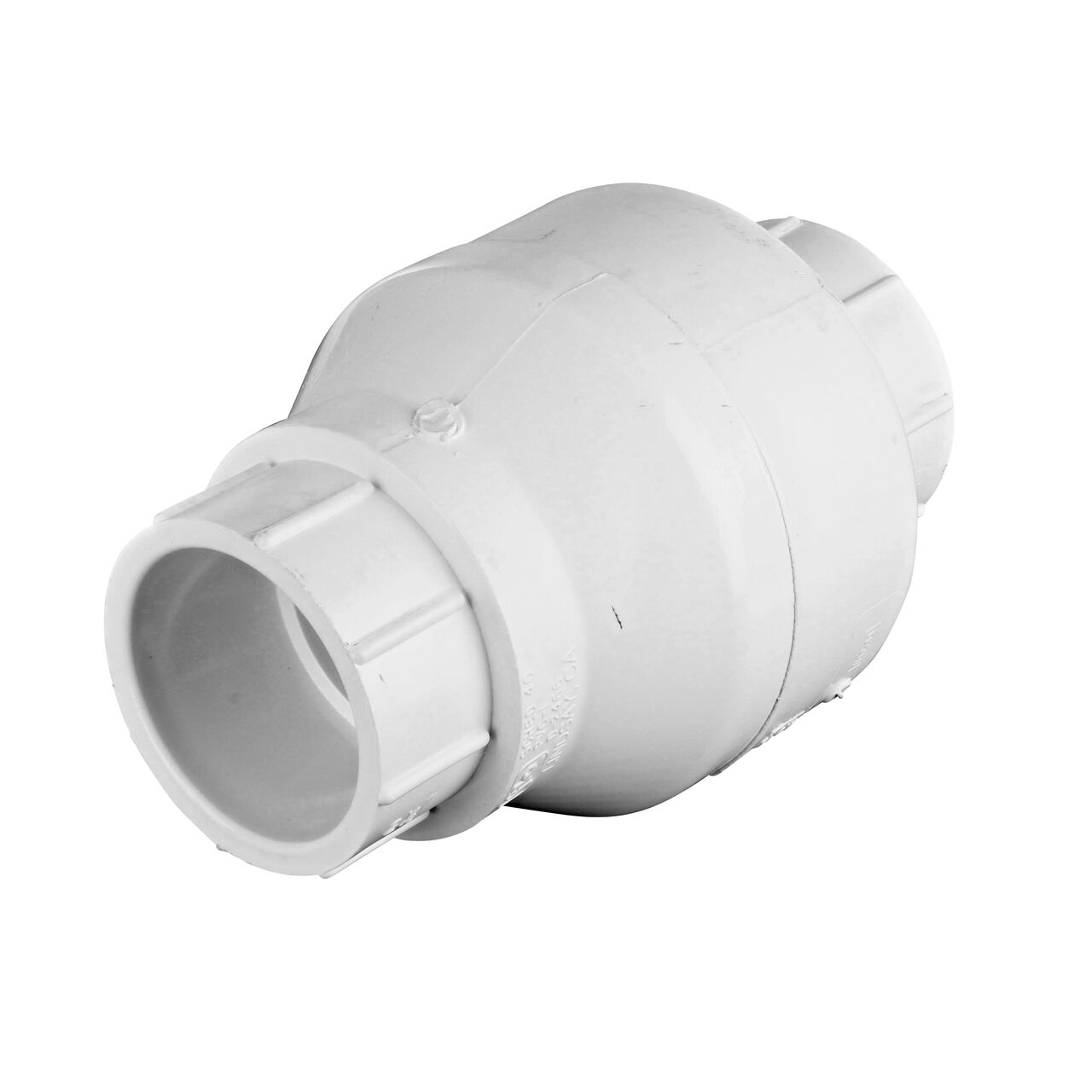 The NDS 2-1/2 in. IPS Slip Spring Check Valve (NDS 1012-25, NDS 1015-25) directs water flow one-way through pipe