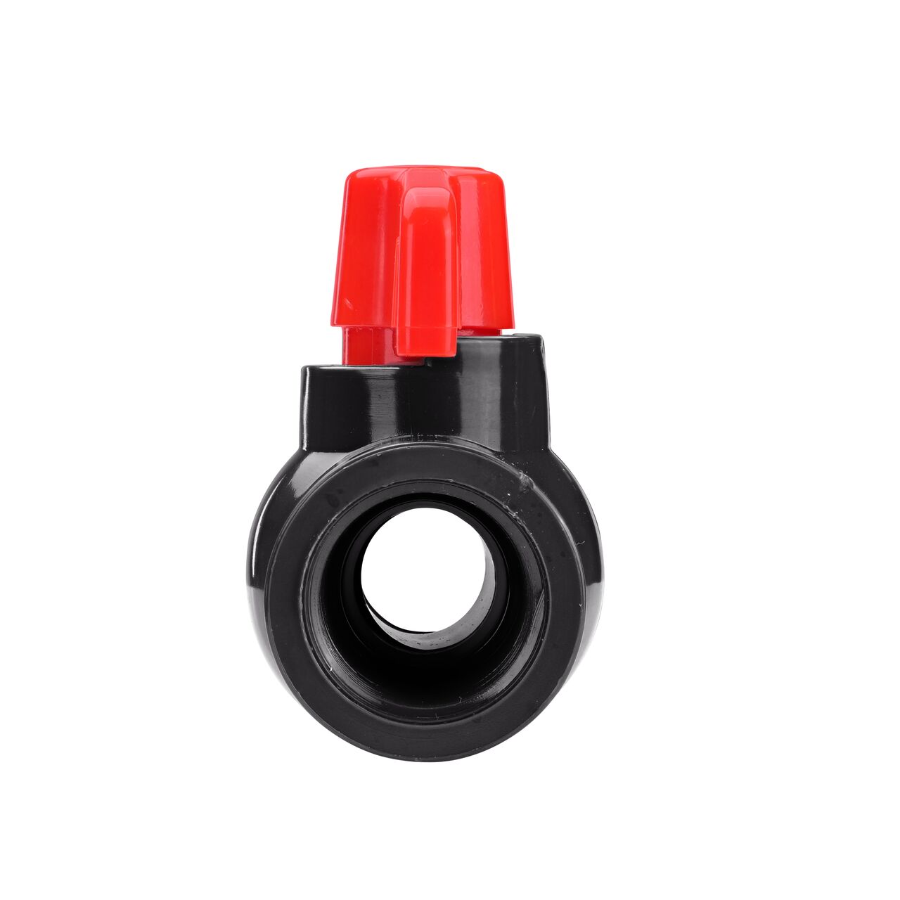 The NDS 3/4 in. PVC IPS Ball Valve is made of durable material and works with most PVC pipe to transport water and prevent backflow of contaminated water in pressurized systems (NDS E1620-07)