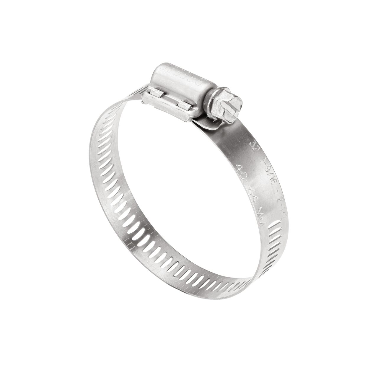 Use the NDS SAE 32 Worm Drive Hose Clamp with Aero Seal 1/2 in. band width (NDS 64032H) to form a secure connection in an industrial application between two pliable hoses or pipes