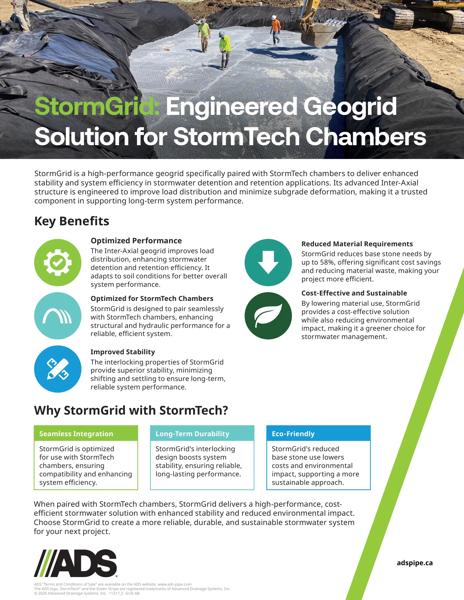 StormGrid StormTech Product Sheet 
