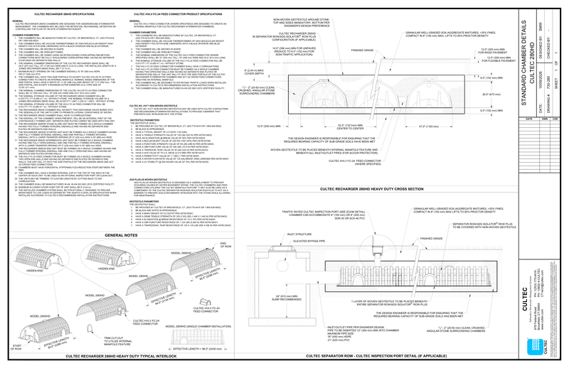 280HD Cultec Cross Section