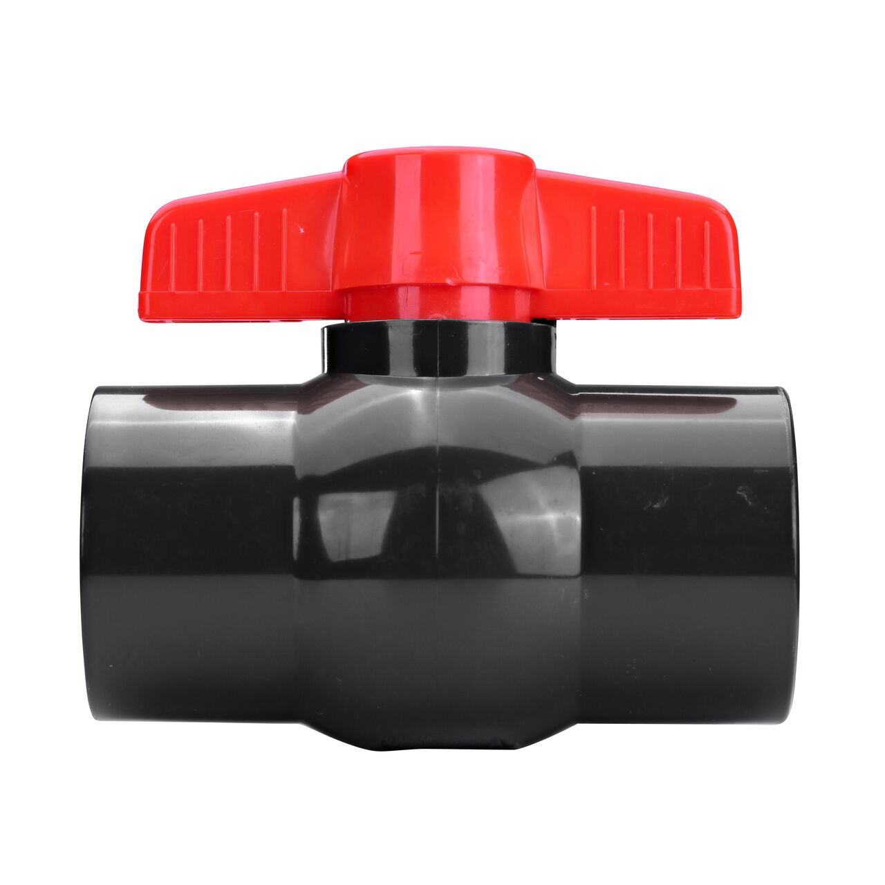 NDS PVC IPS Ball Valve is leak-resistant valve connects two 1-1/2 in. Sch. 40 pipe ends in an irrigation or other pressurized system and helps prevent costly property damage, pipe corrosion, and system issues (NDS E1610-15)