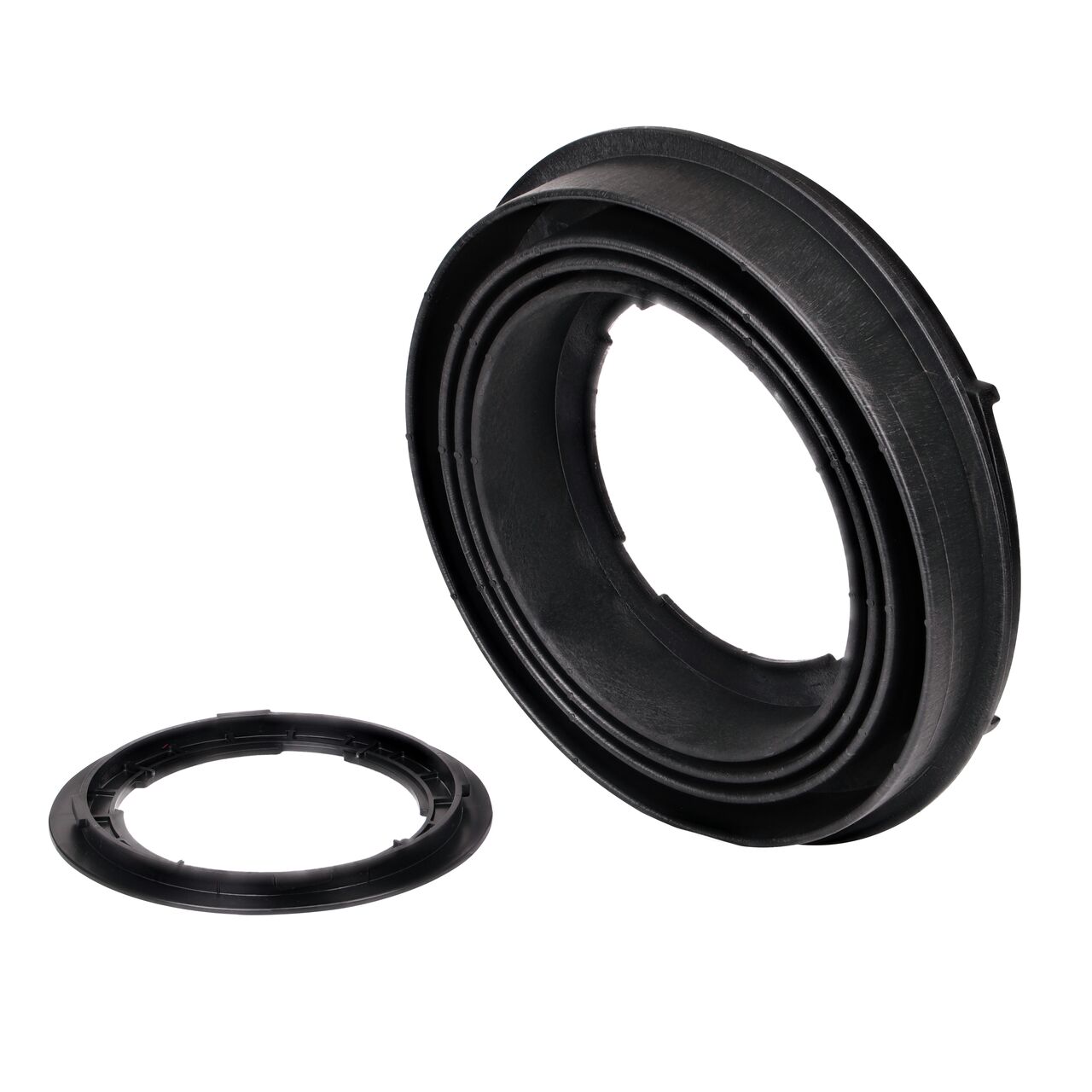 The NDS Outlet Adapter (NDS 2410) comes with the Outlet Reducer Ring (NDS 1890) to help connect Catch Basin Drains to smaller Drain Pipes