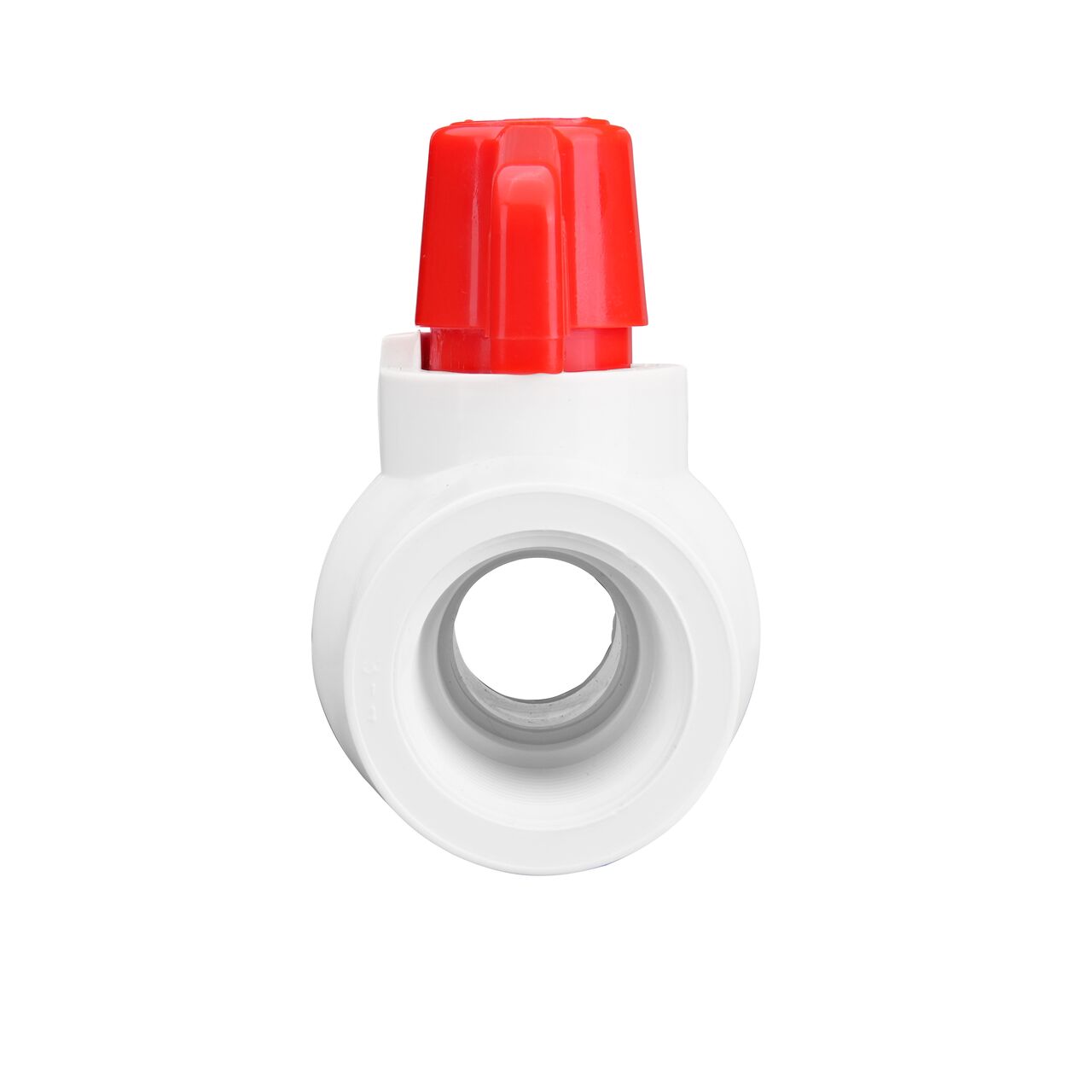 NDS 3/4 in. PVC IPS Ball Valve direct water flow one-way through pipes when the ball valve opens that is perfect for pool and spa, irrigation, and plumbing installations (NDS E1320-07)
