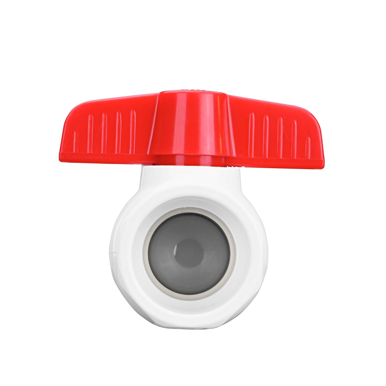 NDS 1-1/4 in. PVC IPS Ball Valve have a handle to easily rotate the ball and close off pipelines which is perfect for pool and spa, irrigation, and plumbing installations (NDS E1410-12)