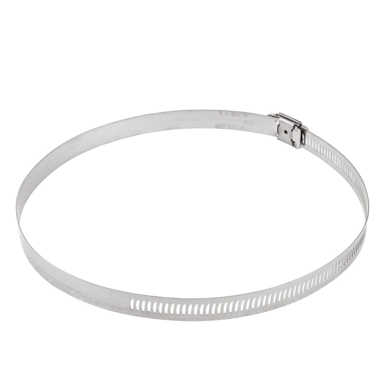 The NDS SAE 104 Worm Drive Hose Clamp with Aero Seal 1/2 in. band width (NDS 64104H) has arcial perforated slots in band for added strength and smoother engagement