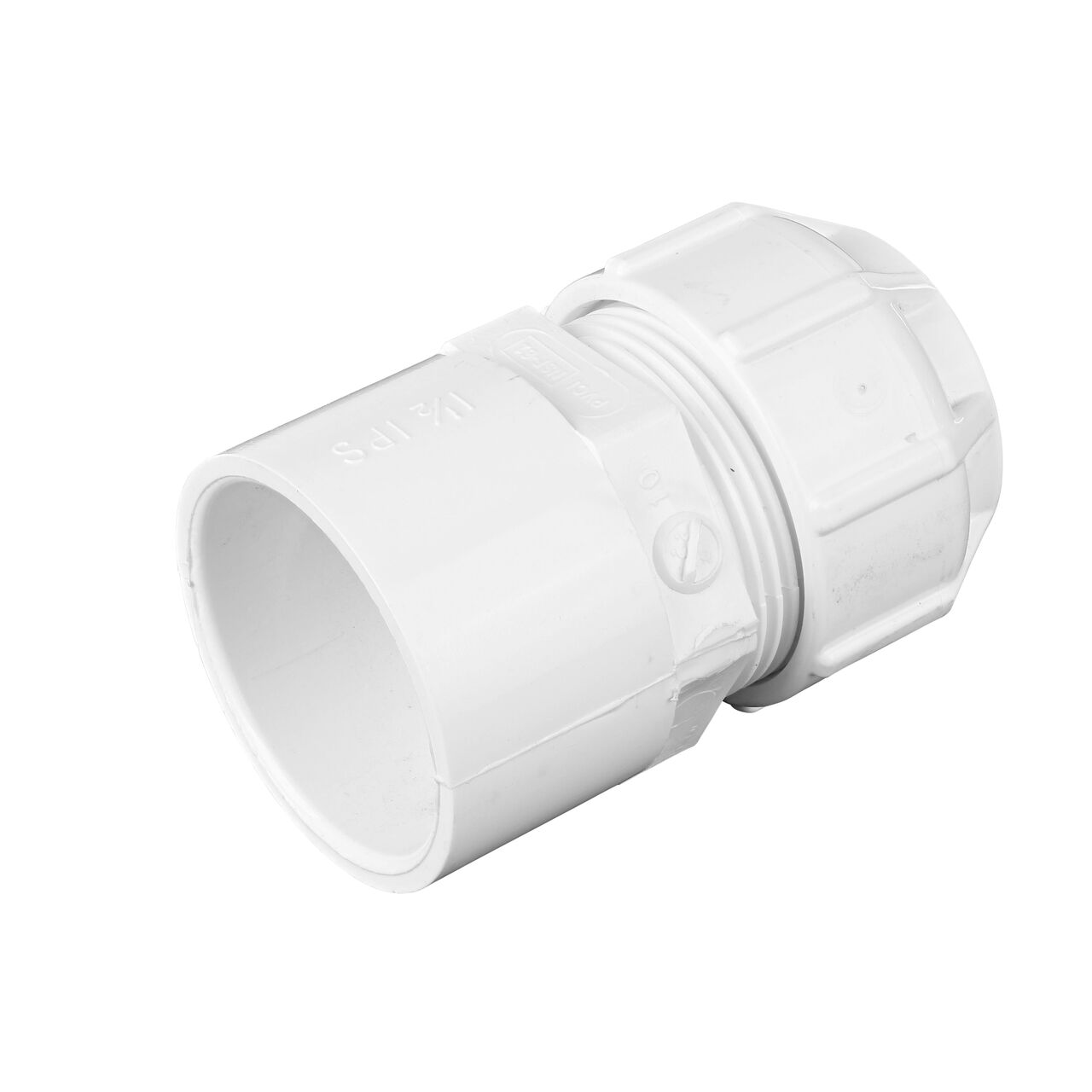 The 1-1/2 in. IPS Spigot end on the Flo-Lock™ Gripper Adapter (NDS 935-125)