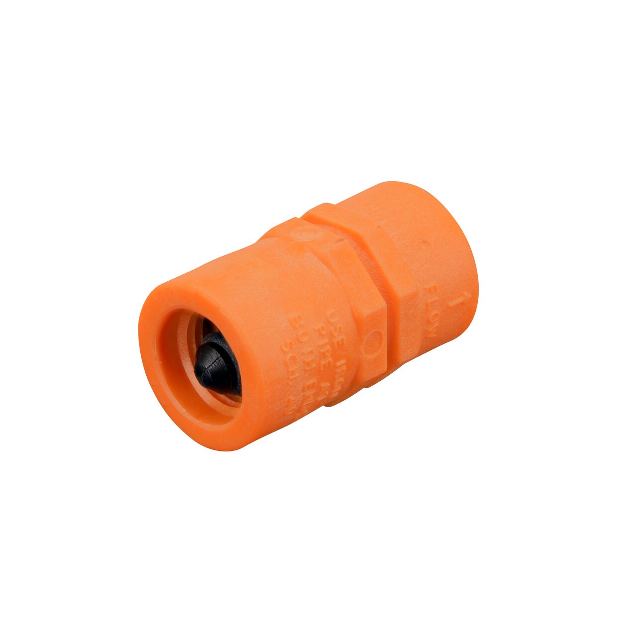 Alternate view of the NDS Orange 1/2 in. IPS Female Threaded PVC Breakaway Coupling Valve (NDS 1010-05-O)