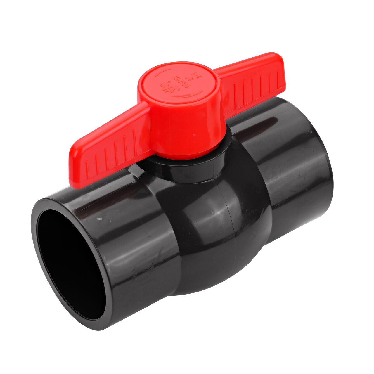 NDS PVC IPS Ball Valve is leak-resistant valve connects two 2 in. Sch. 40 pipe ends in an irrigation or other pressurized system and prevents the backflow of water (NDS E1610-20)