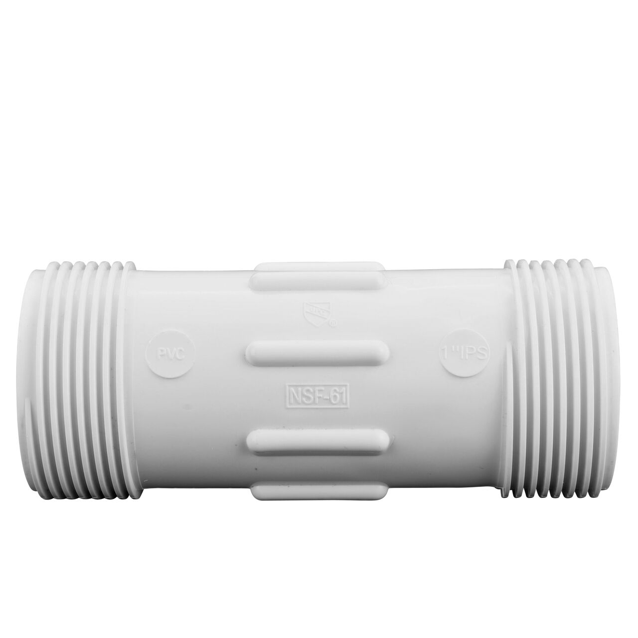 The NDS Compression Coupling is an easy-fit coupling that has two removable compression ends that tighten and secure to pipes (NDS CPC-1000)