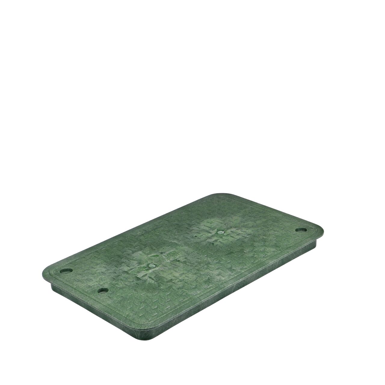 This NDS 17 in. X 30 in. Rectangular Pro-Spec® Series Valve Box Cover is a Green Cover with Irrigation Control Valve markings on the lid (NDS 323C) and fits NDS Pro-Spec® series 17 in. X 30 in. valve boxes