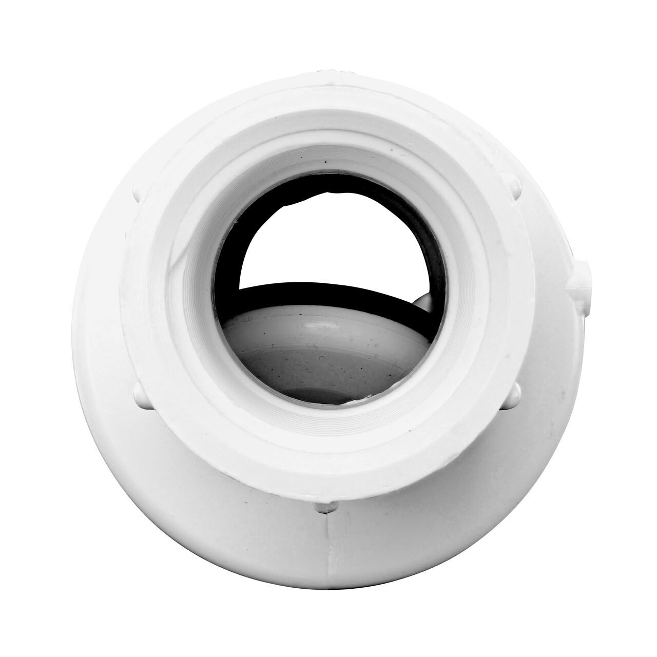 Direct water flow through your irrigation system through the leak-resistant valve on the NDS White 1 in. female end by female end PVC Swing Check Valve (NDS 1520-10F)